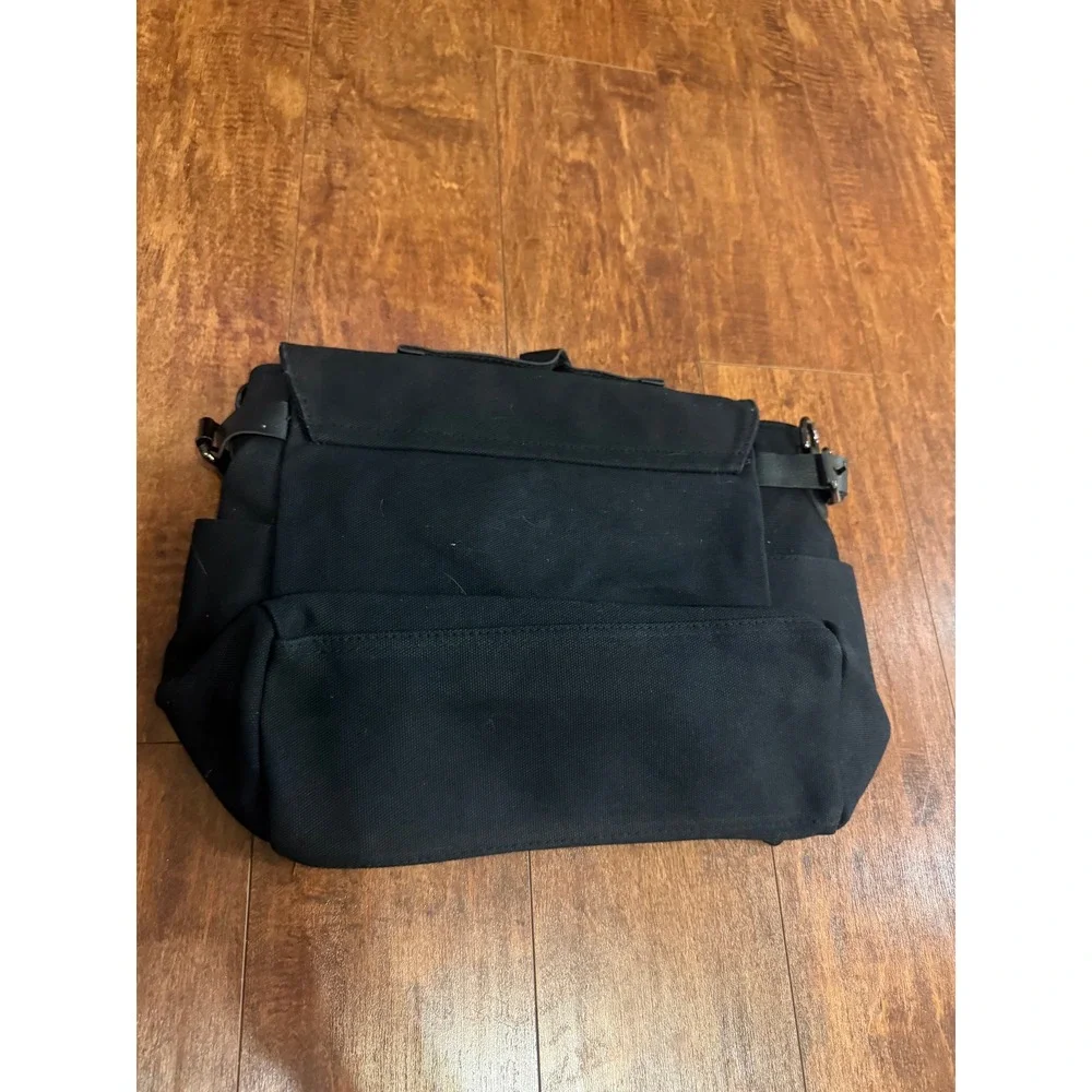 Sanrio Kuromi Black Canvas Messenger Bag Satchel Crossbody